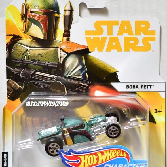 2014 Hot Wheels Star Wars Boba Fett Mattel - Picture 1 of 7